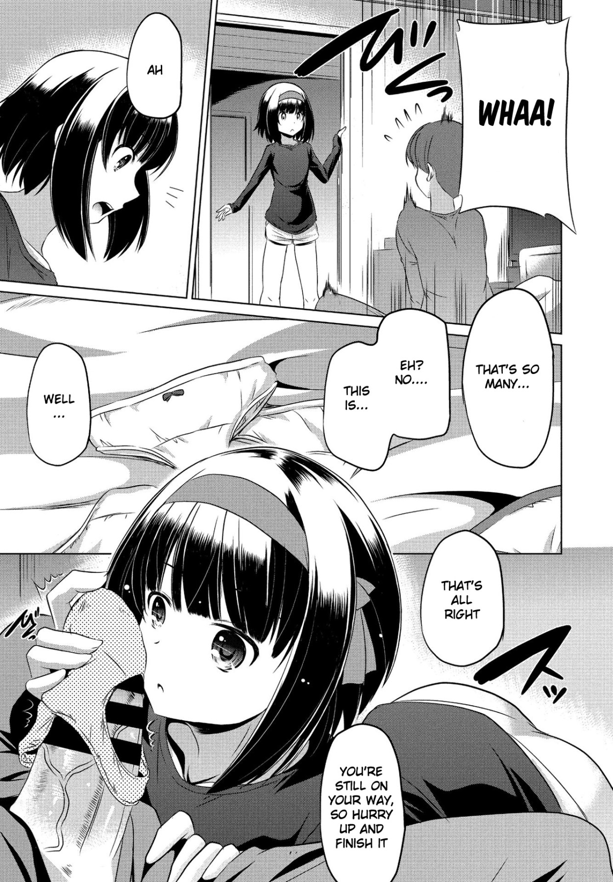 Hentai Manga Comic-You Think It's Okay To Use My Panties Because I'm Your Sister!?-Read-5